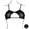 Le Désir Keyhole Mesh Bra with Double Back Straps and Adjustable Sliders - Plus Size - Black